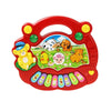 Jeu de clavier de piano pour enfants avec sons d'animaux et lumière clignotante Instrument de musique pour bébé Jouets de musique Jouets éducatifs Cadeaux pour enfants