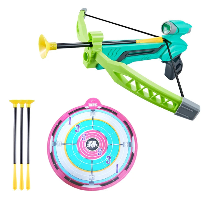 Arbalète automatique | Jouet de tir à l’arc pour enfants, jeu de sport interactif parent-enfant en extérieur King of Toys