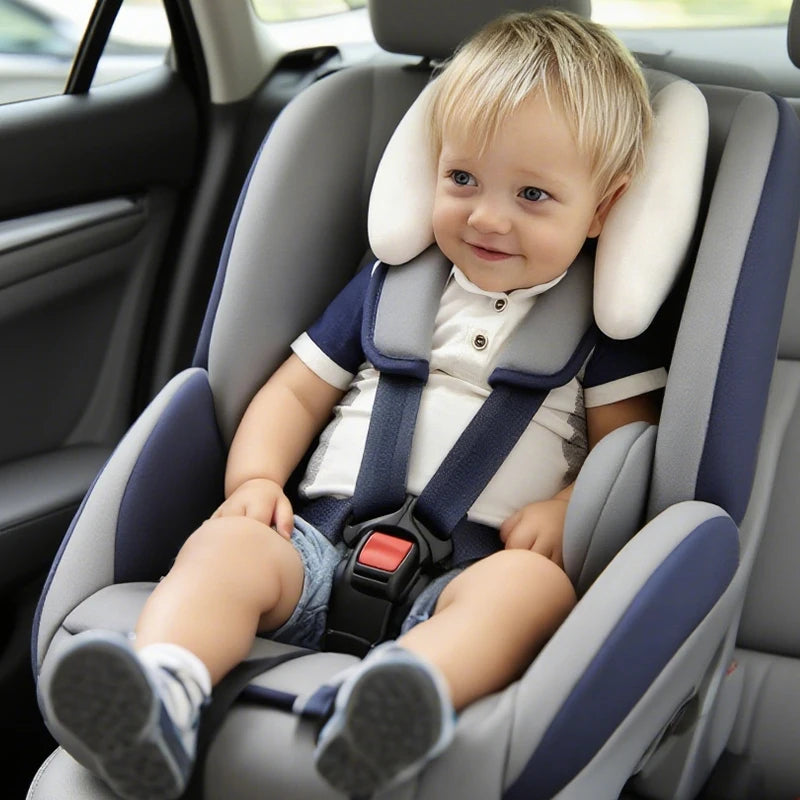 Oreiller de Voyage pour Poussette et Siège Auto - Coussin de Soutien Tête et Cou Forme U pour Bébé et Enfant - Accessoire Universel de Sommeil