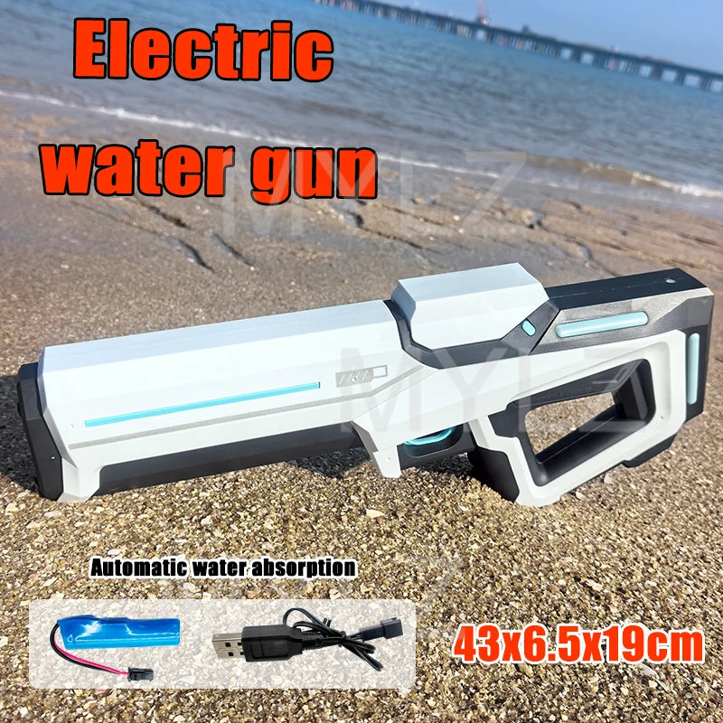 Pistolet à eau électrique à haute pression pour les enfants Jouets d'eau pour enfants Cadeau