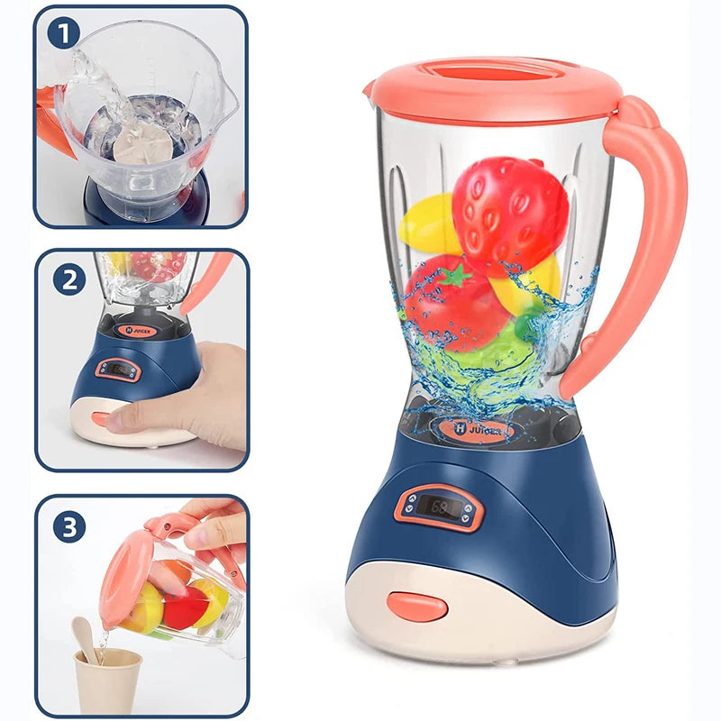 Mini Appareils Ménagers Jouets de Cuisine - Ensemble de Jeu d’Imitation avec Machine à Café, Blender, Mixeur et Grille-Pain pour Enfants, Cadeaux Garçons Filles King of Toys