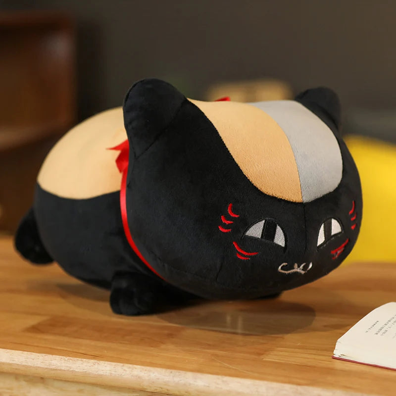 Peluche Nyanko Sensei - Chat kawaii d'anime Natsume Yuujinchou, coussin cadeau pour enfants King of Toys