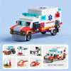 Puzzle de Blocs d'Assemblage Enfants - Camions de Pompiers, Voitures de Police, Avions, Cadeau pour Enfants King of Toys