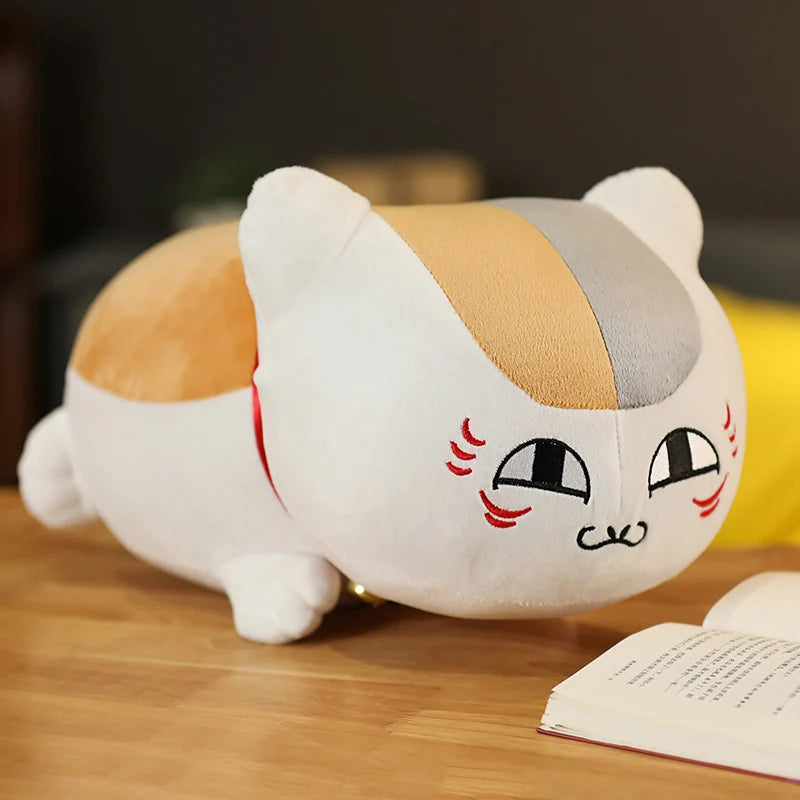 Peluche Nyanko Sensei - Chat kawaii d'anime Natsume Yuujinchou, coussin cadeau pour enfants King of Toys