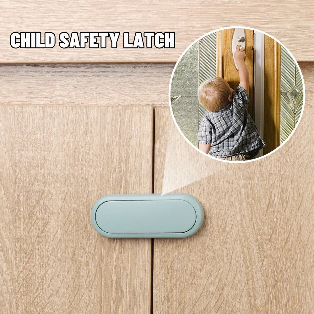 Verrous de Sécurité Multifonctions – Serrure Anti-Pincement pour Armoires, Tiroirs & Réfrigérateur | Sécurité Bébé