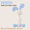 Anneau de Dentition Lapin Silicone – Jouet Bébé Anti-Main à Mâcher (0 à 12 Mois)