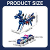Unicorn Transformer 2-en-1 – Voiture magique interactive DIY King of Toys