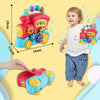 Jouet Éducatif Prématuré Montessori Train Musical | Train avec Boucle de Formes Variées pour King of Toys
