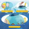 Jouet de Bain Électrique Rechargable – Sous-Marin Douche Bébé avec Ventouse & Jet d’Eau