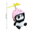 Mignon Panda avec Casque Décoration Moto Jouet, Accessoires pour Vélo Électrique King of Toys