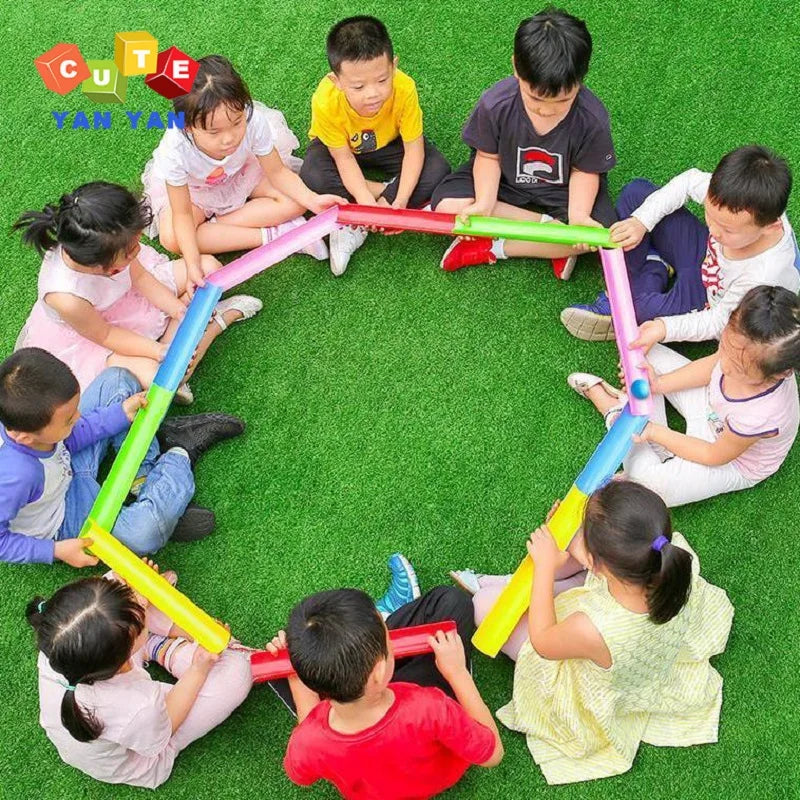 Jeu du défi du pipeline - Activité d’équipe pour enfants et adultes, jouet d’intégration sensorielle King of Toys