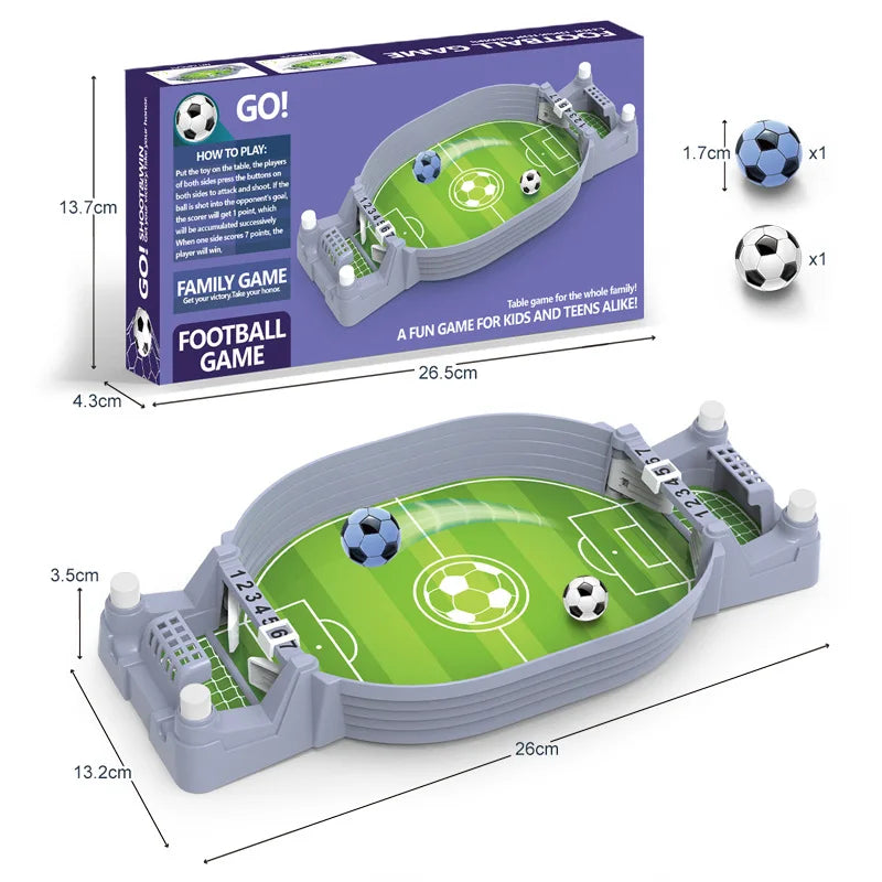 Table de football (Baby-foot) pour famille - Jeu de société interactif, jouet de football pour enfants, cadeau pour les garçons, jeu sportif extérieur King of Toys