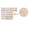 Planche Montessori Cycle de Vie des Animaux - Jouet Éducatif pour Enfants avec Modèles de Croissance des Abeilles et Animaux King of Toys