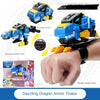 Montre secrète mini agent - Jouet robot dinosaure déformable, cadeau créatif pour garçons King of Toys