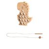 Planche à Fil Hérisson en Bois Montessori | Jouet Éducatif Développement Motricité Fine, Activité à Enfiler avec Perles et Boutons pour Enfants 3+ King of Toys
