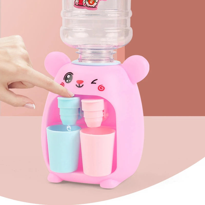 Distributeur d'Eau Jouet Double, Simulation de Jus et Lait, Cadeau pour Enfants King of Toys