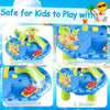 Table d'Eau et Bac à Sable pour Enfants, Jeu Sensoriel Extérieur avec Jouets de Sable et Piscine Éclaboussures, Activité d'Été pour Tout-petits King of Toys