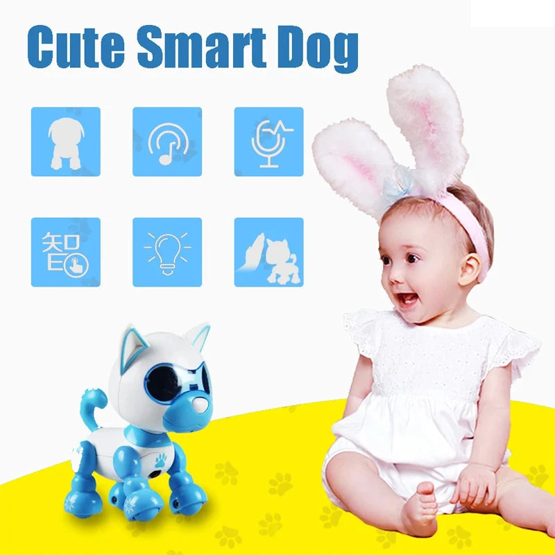 Nouveau chien robot intelligent électronique - Jouet interactif musical et dansant, animal de compagnie robotique pour enfants, cadeau King of Toys