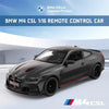 Voiture RC Rastar échelle 1:16 BMW M4 CSL – Véhicule de course haute vitesse télécommandé avec LED, jouet pour garçons King of Toys