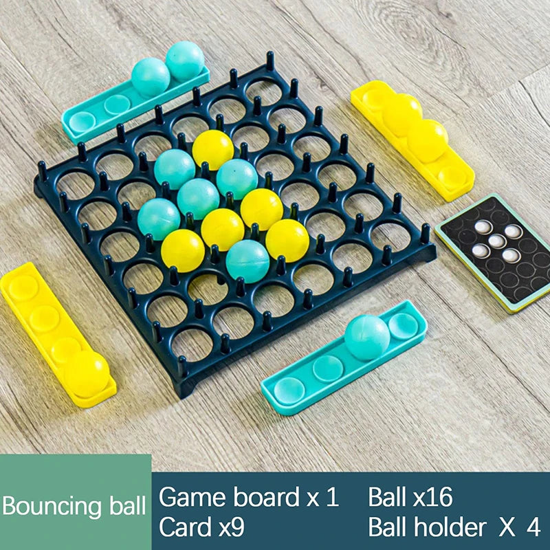 Jeu de Rebond de Balles - Jeu de Plateau Interactif Parent-Enfant - Jeu Amusant de Fête King of Toys