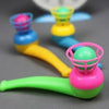 3 pcs Tuyau Soufflant et Balle | Jeu d'Équilibre Éducatif pour Enfants en Plein Air King of Toys