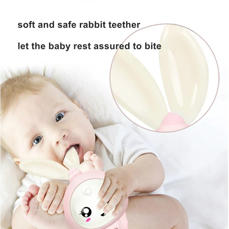 Hochet Musical et Lumineux Bébé – Jouet Intelligent Éducatif Lapin
