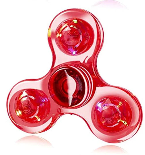 Fidget spinner LED lumineux - Anti-stress, jouet de fête enfants/adultes King of Toys