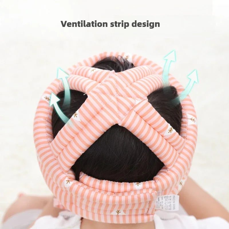 Casque de Protection Anti-Chute pour Bébé - Coussin Tête Enfant Apprentissage de la Marche 360° - Accessoire Sécurité Tout-Petit