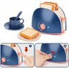 Mini Appareils Ménagers Jouets de Cuisine - Ensemble de Jeu d’Imitation avec Machine à Café, Blender, Mixeur et Grille-Pain pour Enfants, Cadeaux Garçons Filles King of Toys