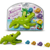 Grand Crocodile Jouet d'eau de bain pour les enfants Jeu de mangeur de petits poissons Jeu éducatif créatif pour la piscine Fun d'eau