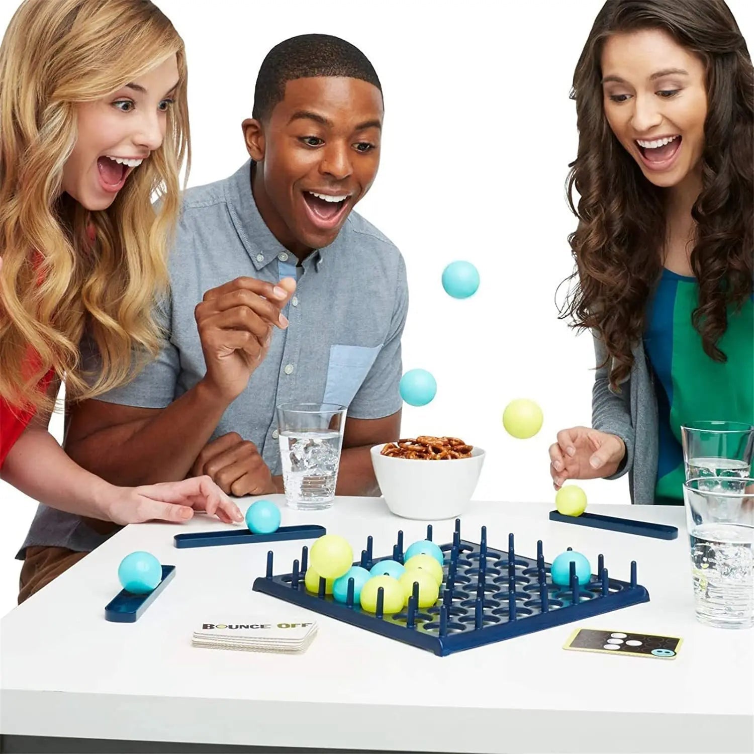 Jeu de lancer de balle rebondissante pour enfants – Jeu de table interactif familial, cadeau King of Toys