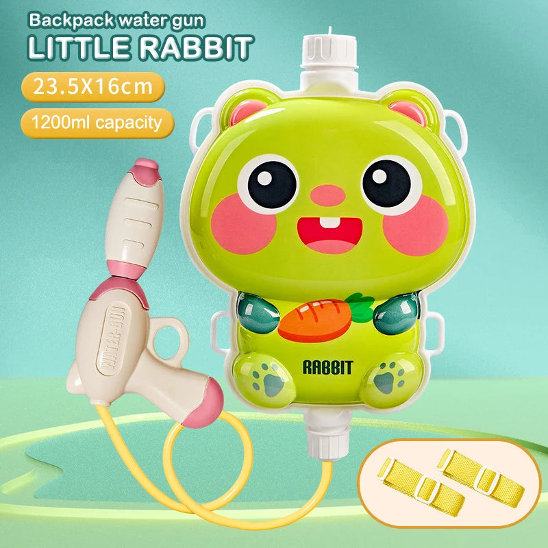 Sac à dos pour enfants Jouet pistolet à eau - Jouet pistolet à eau cartoon - Jouet pistolet à eau cartoon - Jouet pistolet à eau équilibré