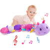 Chenille Musicale pour Bébé – Jouet Sensoriel en Peluche avec Sons et Textures Multisensorielles