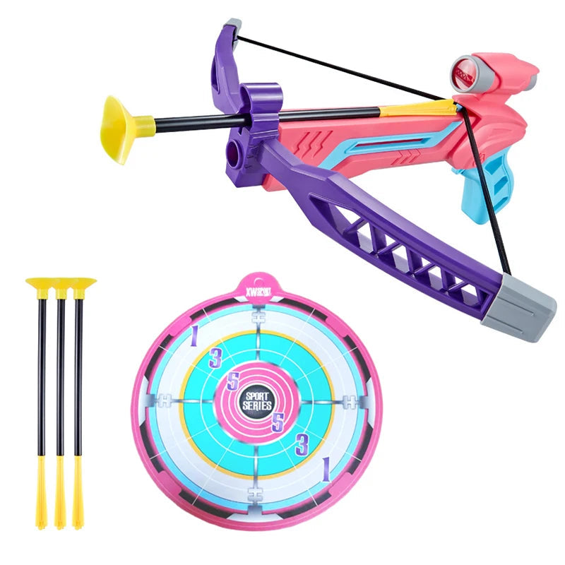 Arbalète automatique | Jouet de tir à l’arc pour enfants, jeu de sport interactif parent-enfant en extérieur King of Toys