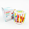 Trieur de blocs sensoriels - Six blocs de forme massive Jouet éducatif Montessori pour les enfants de 12 mois et plus