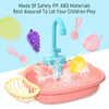 Évier de Cuisine Jouet pour Enfants - Lave-Vaisselle Électrique Miniature, Jeu de Rôle pour Filles, Jeu d’Imitation King of Toys