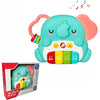 Jeu de clavier de piano pour enfants avec sons d'animaux et lumière clignotante Instrument de musique pour bébé Jouets de musique Jouets éducatifs Cadeaux pour enfants