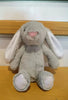 Jouet en peluche lapin super doux de 25 cm - Peluche de lapin avec longues oreilles fleuries, cadeau pour filles King of Toys