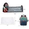 Sac à couches pliable pour bébé - Sac à couches pliable de première qualité, étanche et durable pour les bébés de 0+ mois.