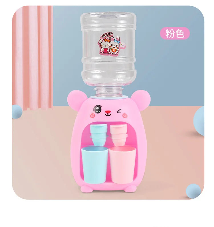 Distributeur d'Eau Jouet Double, Simulation de Jus et Lait, Cadeau pour Enfants King of Toys