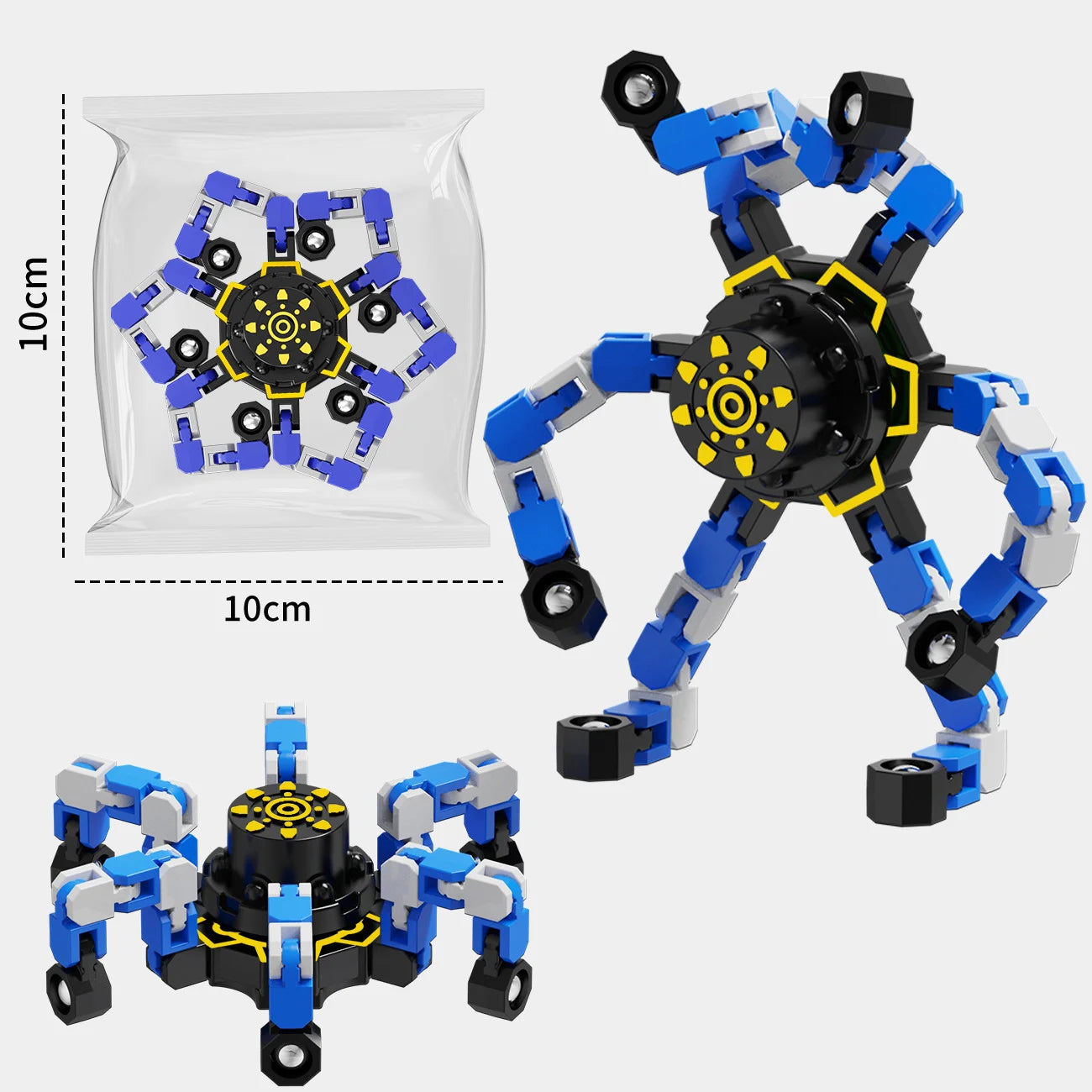 Toupie sensorielle anti-stress | Jouet transformable pour enfants et adultes King of Toys