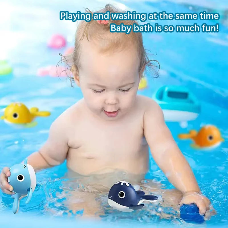 Jouets de pêche magnétique pour le bain | Baleines flottantes et ensemble de canne à pêche avec filet pour enfants King of Toys