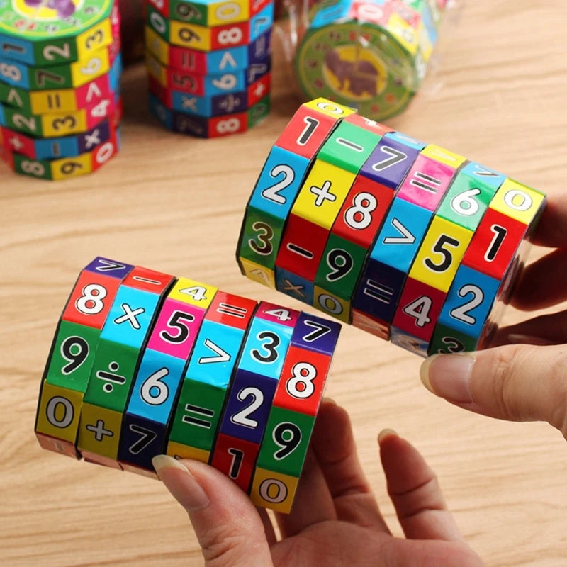 Montessori Rekencube | Educatief Wiskundespel met Sommen voor Kinderen