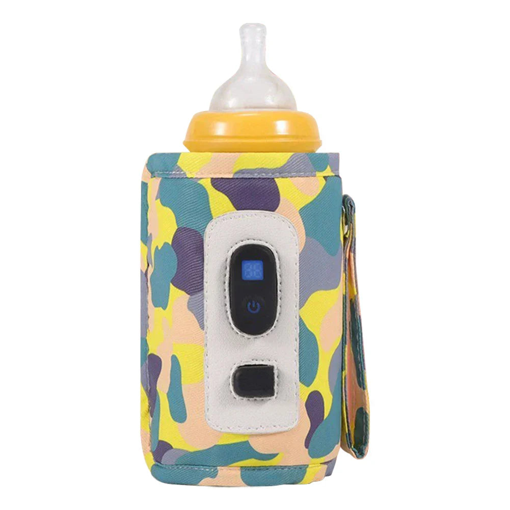 Chauffe-biberon - Chauffe-biberon portable à température réglable avec affichage électronique et chargeur USB pour bébés