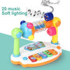 Orgue électronique musical - Jouet d'éveil avec piano 5 touches, instrument de musique éducatif lumineux King of Toys
