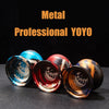 Yoyo professionnel magique Yoyo en métal avec roulement à 10 billes, alliage d'aluminium, jouet haute vitesse non réactif pour enfants et adultes King of Toys