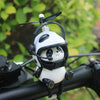 Mignon Panda avec Casque Décoration Moto Jouet, Accessoires pour Vélo Électrique King of Toys
