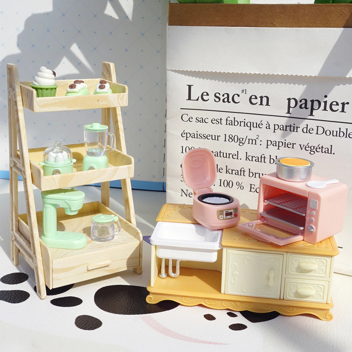 Dollhouse Miniature - Meubles de Cuisine, Jouet Pour Filles, Cadeau 1/12 King of Toys