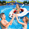 Flotteur de piscine pour enfants avec pistolet à eau - Jouets de piscine pour 4 5 6 7 8 9 ans Garçons Filles Fun d'été