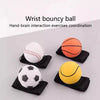 Balle rebondissante avec corde | Jouet d’exercice pour le poignet et soulagement du stress pour enfants de 1-4+ ans King of Toys